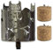 Fackel Gartenfackel Eule Metall + Stiel+2 x Brennmittel
