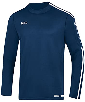 JAKO Herren Trainingssweat Sweat Striker 2.0, marine/weiß, S, 8819