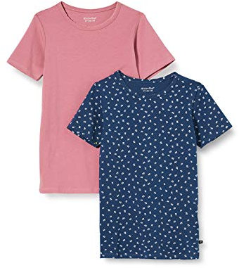 MINYMO Mädchen Minymo Basic T-shirt T Shirt, Mesa Rose, 128 EU