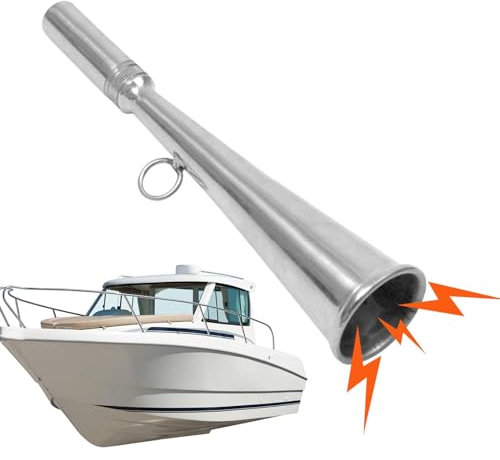 weiting Air Horn Handheld,Laut Air Horn Handheld - Airhorn muy ruidoso | Bocina de aire de camping, bocina de acero inoxidable para seguridad en el mar, alarma de animales,