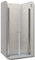 Moments of Glass Box doccia 80-84 cm altezza: 195 cm con porta doppia ribaltabile 6 mm Vetro trasparente di sicurezza - DTC