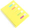 Tomaibaby B5 Spiralblock 6. 3X8. 2-Zoll-Notizblock Spiralförmiges Geschäftsnotizbuch mit Trennwand für Die Büroschule (B5 Blau)