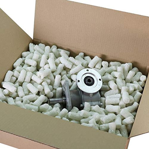 110 Liter | Bio Verpackungschips flupis® | 100% Recyclingfasern | Papierschaumflocken im Karton (60x60x46 cm) | Füllmaterial gegen Glasbruch