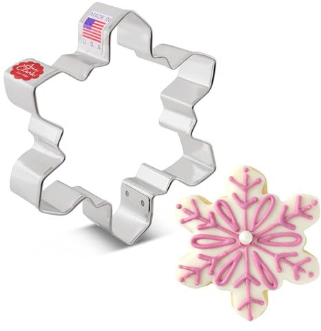 Ann Clark Cookie Cutters Geometric Snowflake Cookie Cutter, 10.16 cm