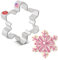Ann Clark Ausstechformen, Geometrische Schneeflocke Ausstecher Eiskristall, 10,2 cm
