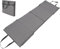 HOBBYGARDEN Strandmatte faltbar zu Tasche 2in1 Sonnenliege Strandliege Matte Gartenliege, Kopfkissen, Strandauflage, Auflage, tragbar, Strandtasche, Graphit