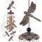 Bronze-Windspiel mit Libellen-Motiv, Garten, Haus und Terrasse, Balkon, Zimmer, Innen- und Außenbereich, Libellen-Dekoration, Libellen-Windfänger, Gedenk-Windglocken, Geschenke für Mutter und Frauen