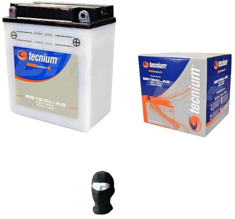 KOMPATIBEL MIT Honda CB R 1100 da Jahr 1982 al 1983 Batterie YB12AL-A2 TECNIUM BB12AL-A2 12 Ampere 12 Volt Motorrad-Scooter-SPEZIFIKATION 134X80X160MM