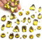 Yixinly 236 Stück Strasssteine zum Aufnähen, Große Strasssteine zum Nähen mit Krallen, Metall Krappenfassung Glas Nähen Edelsteine​für DIY-Bastelkleidung, Kleidungs, Schuhe, Taschen (Gold)