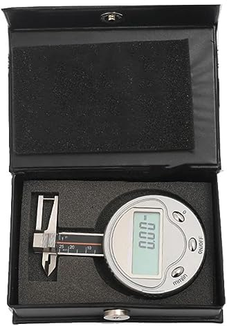 DLUXCA 0-25mm 0.01mm Pied à Coulisse Digital de Poche Pied à Coulisse en Diamant, jauge de Pierre précieuse en Diamant, Mini jauge Digitale d'épaisseur de précision à Haute résolution