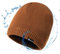 TOP-EX XL/XXL wasserdichte Merino Beanie Mütze Herren Damen Wolle Wintermütze Warm Fleece Strickmuetze Braun M