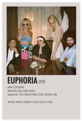 Euphoria Movie Poster23 Leinwand-Poster, Schlafzimmer, Dekoration, Sport, Landschaft, Büro, Raumdekoration, Geschenk, ungerahmt: 30 x 45 cm