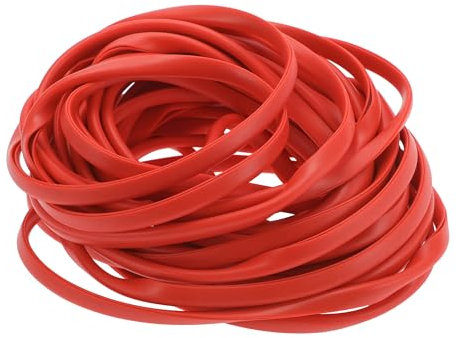 INFINAUTO Universal Car Door Edge Guards, Exterior 26.25ft U-Shaped Door Scratch Protection Guard PVC Red, 1 Pc