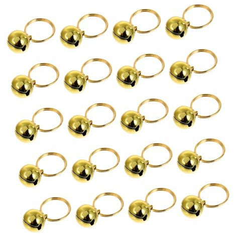 CIYODO 20st Haustier Glocke Zubehör Für Haustieranhänger Weihnachtsdekoration Zum Aufhängen Offene Glocke Selber Machen Hundebekleidung Weihnachtsglocke Glocken Für Das Handwerk Kupfer