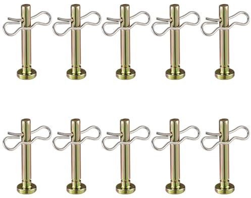 lasuroa 10 Stück 738-04155 Scherstifte & 10 Stück 714-04040 Splintstifte für Schneefräse, Ersatz-Scherstift-Set, Kompatibel mit Craftsman MTD Cub Cadet Troy-Bilt Yard-Man Huskee