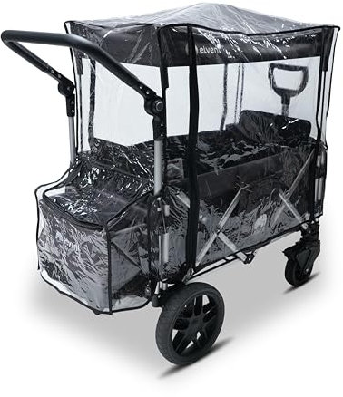 elvent® Regen- und Windschutz für FamilyStar 2 | Bollerwagen-Regenschutz