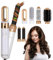 CATCHLUCK Shark Flex Style Hair Airstyler, 6 in 1 Hair Styler Haarstyler Set mit Rundbürstenföhn, Warmluftbürste, Lockenstab Automatisch, Glättbürste