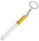 Cigarette Keyring Joke Novelty Keychain Smoking Smoker Gift Funny Cig Puff Key Chain Ring Accessory Bad Habit Silly Prank Stocking (Large (Unlit))