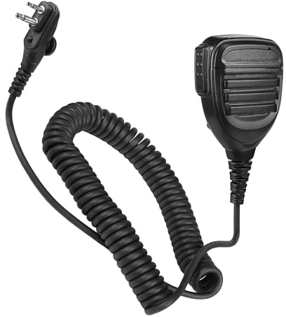 NEWASHAN Haut-Parleur Micro Compatible avec Radio HYT Hytera BD505 BD615 PD405 PD485 PD505 PD565 Power 446 TC-610 TC-620 Midland G15 G15Pro G18 G18Pro Arctic Talkie Walkie Portable Microphone PTT