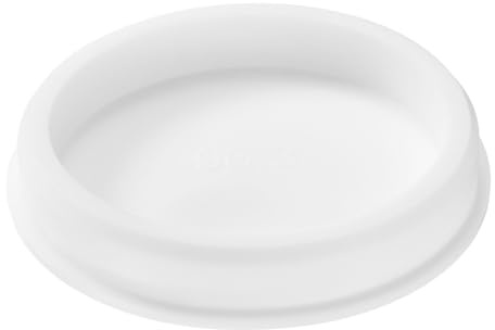 sourcing map 1 bouchon de trou en silicone, étanche rond en caoutchouc, bouchons de tube pour trou de 95 mm, pour bouteille de baignoire, blanc