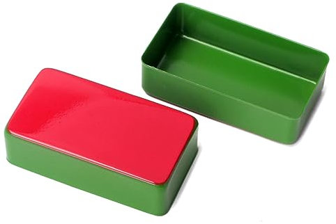 YARNOW 2 Pièces Cache Covers Laiton Entièrement Fermé Pour Micro Simple Bobine Humbucker Guitare Résistant Corrosion Protection La Transpiration Rouge Et Vert