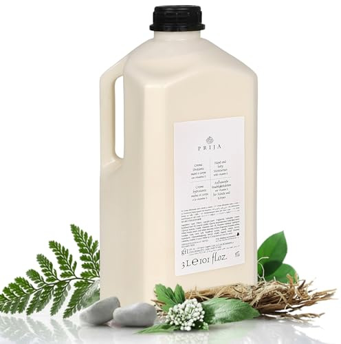 PRIJA Feuchtigkeitscreme für Hände und Körper mit Vitamin E BALSAM (3 Liter)
