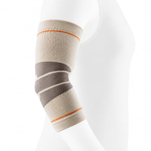 BAUERFEIND Ellenbogen Sleeve „Outdoor Compression Elbow Support“, 1 Unisex Ellenbogenbandage mit Merinowolle, Rechts & Links tragbar zum Sport oder Wandern