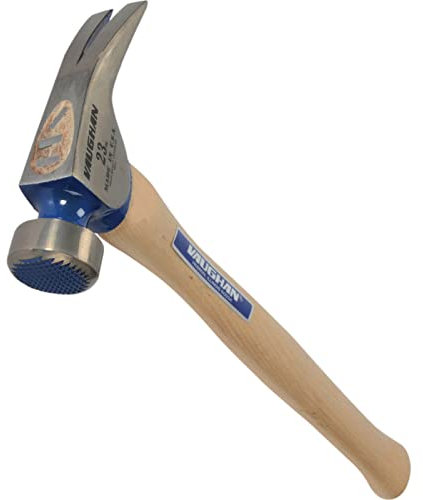 Vaughan CF1 650g Straight Handle Milled Face California Framing Hammer