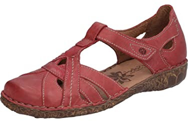 Josef Seibel Women’s 79529 Closed Toe Sandals, Red Hibiscus, 6.5 UK