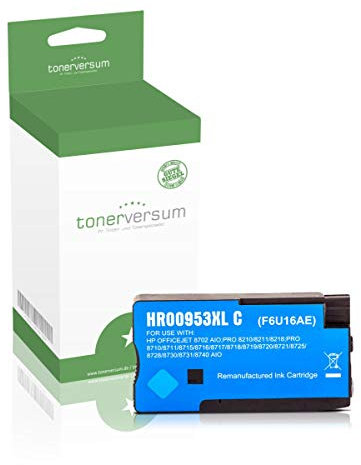 Druckerpatrone kompatibel zu HP 953XL F6U16AE Cyan für OfficeJet Pro 7720 7730 7740wf 8210 8216 8218 8710 8715 8718 8719 8720 8725 8730 8740