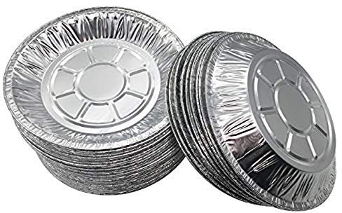 Premium 22,9 cm aluminum foil Pie Pans 50PCS/set. Latta piatti usa e getta per pies Tart quiche