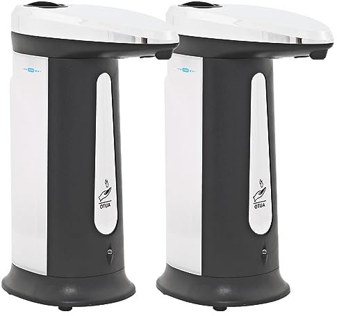 vidaXL 2X Seifenspender Automatisch Infrarot Sensor 800ml Gong Seifendosierer