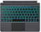 MoKo Tastiera Type Cover per Surface Go 4 2023/ Go 3 2021/ Go 2 2020 / Go 2018, Tastiera Wireless Bluetooth Sottile con Trackpad, Retroilluminazione LED a 7 Colori, Batteria Ricaricabile, Nero