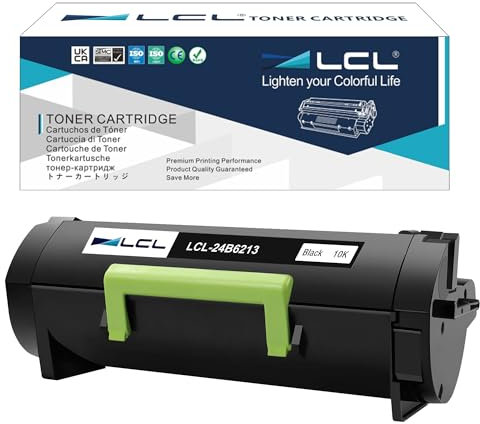 LCL Kompatibel Toner 24B6213 10000 Pages (1 Schwarz) Kompatibel für Lexmark M1140/XM1140