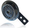 Hupe 12V Mini Horn schwarz klein und bis zu 105dB laut universal Signalhorn für Oldtimer Auto Mofa Motorrad ATV Quad Roller Mokick Scooter Moped Bulldog Traktor wasserdicht