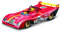 Bburago Ferrari 312P '72: Modellauto im Maßstab 1:43, Ferrari Racing Serie, Geschenkbox, 12 cm, rot #85 (18-36302)