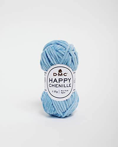 DMC - Happy Chenille - Filato per uncinetto, 100% poliestere, effetto velluto | Certificato Oeko-Tex standard 100