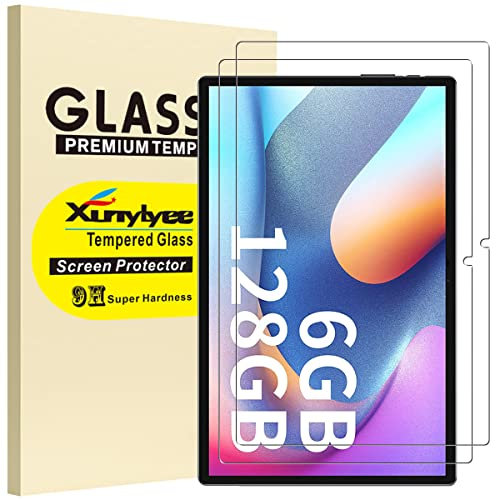 XunyLyee [2 Piezas Protector Pantalla para Teclast P20HD/ P20S/ TECLAST M40 Pro/ M40s/ M40 10.1 Cristal Templado Film