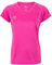 STARK SOUL Damen Sport Shirt Fitness T-Shirt vital, Kurzarm Funktionsshirt, Atmungsaktiv Schnelltrocknendes Trainingsshirt - Pink - L