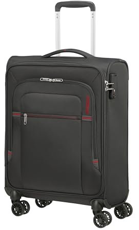 American Tourister Crosstrack - Spinner S, 55 cm, 40 L, Grey, Red