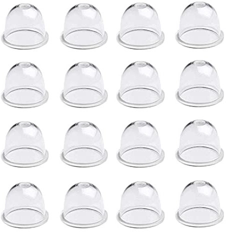 Bymivofun 16 Stück Primer Bulb Vergaseröl, 19mm Primer Bulb Benzin, Kraftstoffpumpe Vergaser Primerkolben, für Mähgebläse, Rasentrimmer, Trimmer, Kettensäge, Cutter, Hecke