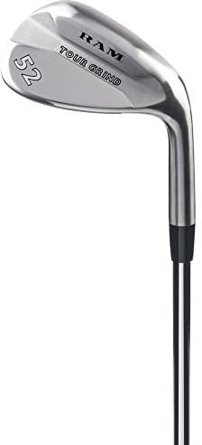 Ram Golf Tour Grind Premium Golf Wedge, Chrome, Mens Right Hand