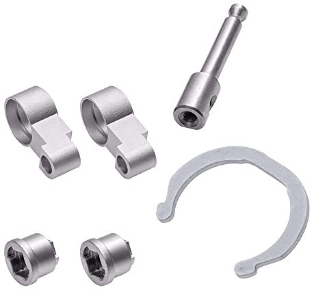 ABUS wAppLoxx Pro Verlängerungsset für ABUS Digitalzylinder | nachträgliche Körperverlängerung der Digital-Knaufzylinder | Verlängerungssteg & Wellenverlängerung & Kernhaltering | Set: 20 mm Innen