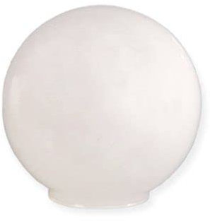 Tulipa de cristal bola opal de 25cm boca de 9cm