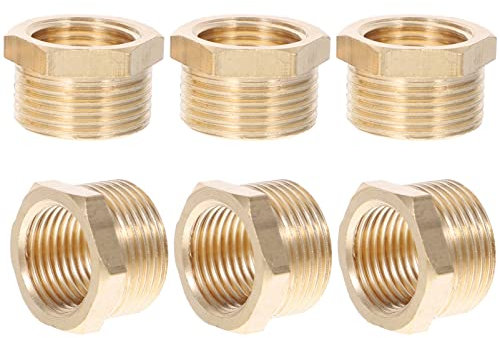 TEHAUX 6stücke Teiliges Messing-schlauchadapter Hochwertige Schlauchanschlüsse Für Sichere Gartenbewässerung Einfache Installation Auslaufschutz Für Wasserschläuche Und Gartenpumpen
