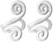 NBZZ Schlankheits-Ohrringe Nicht Piercing Akupressur Ohrmanschettenclip Magnetisch Ring zum Abnehmen Lymphdrainage Therapeutische Ohrringe für Damen und Herren (Silver-2pcs)