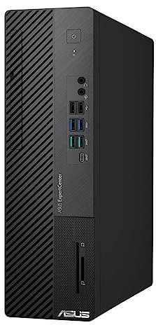 ASUS ExpertCenter D500SD Small Form Factor Desktop PC, Intel Core i5-12400, 8GB DDR4 RAM, 512GB PCIe SSD, TPM, Windows 11 Pro, Black, D500SD-XH503