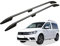 RC Royal Class Dachreling aus Aluminium eloxiert passend für VW Caddy 4 ab 2010 bis 2020 passgenau in Schwarz mit Allgemeiner Betriebserlaubnis (ABE)