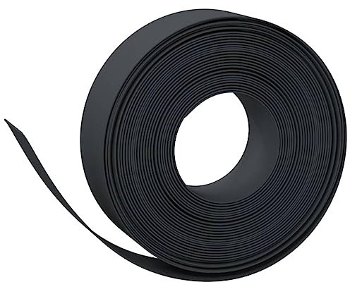 vidaXL Bordures de Jardin 2 pcs Noir 10 m 15 cm polyéthylène, Bordure de pelouse, Rouleau de Bordure de Jardin, Bordure d'herbe, Rouleau de Bordure