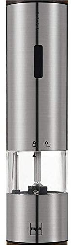 Polverizzatore Elettrico Automatico E Macinasale Led Light Pepper Spice Grano Porcellana Polvere Macinazione Nucleo Polverizzatore Utensile Da Cucina Cocina-r_ Macina Sale Nero Macina Pepe Macina Sale